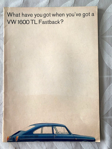Volkswagen 1600 fastback - 1600, tl