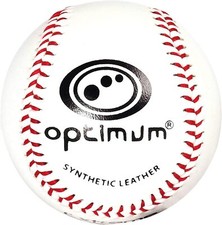 Baseball White Durable Training & Match Ball One size Quality Brand Optimum