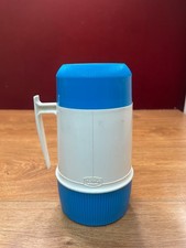 Vintage Thermos Flask Blue