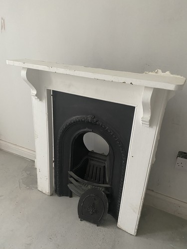 Victorian white painted - victorian, wood