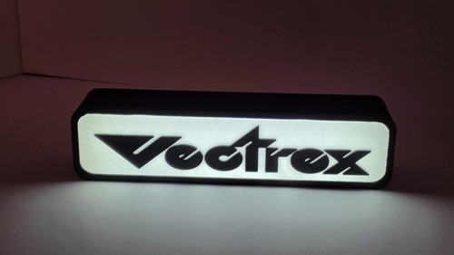 Vectrex retro gaming lighted - -,