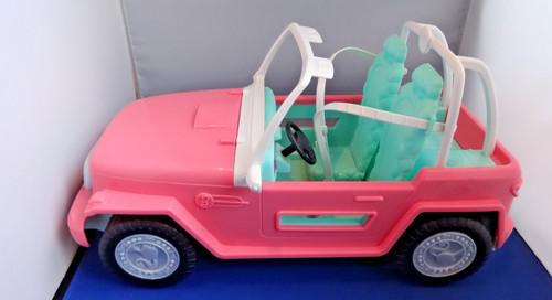 Barbie pink car jeep beach - barbie,