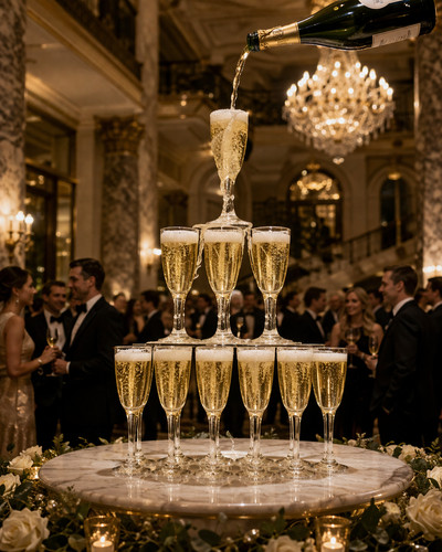 Venue glass champagne flutes - champagne,