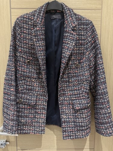 Straight tweed blazer - m&, s