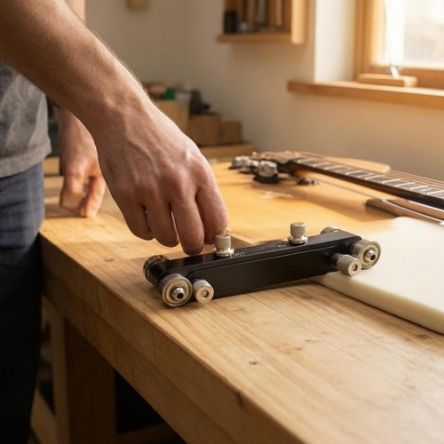 Nut and saddle - sanding, end