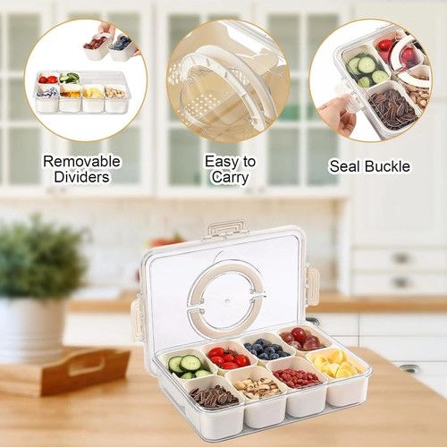 Divided serving tray - divided,
