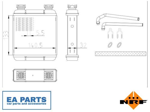 Heat exchanger interior - heat, exchanger,