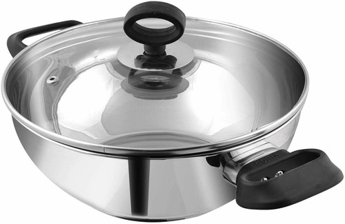 Vinod stainless steel kadai - vinod,