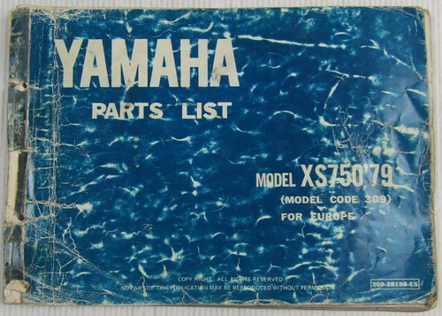 Yamaha xs750 model year - yamaha,
