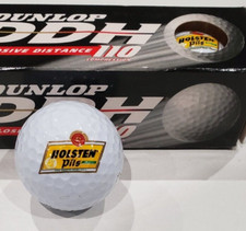 Holsten Pils Vintage Promotional Golf Balls - Dunlop DDH Beer Advertising