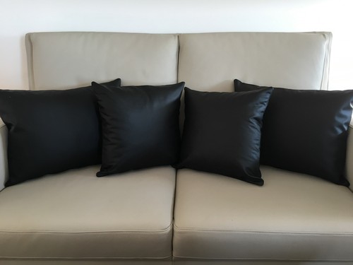 Genuine leather black - 4x,