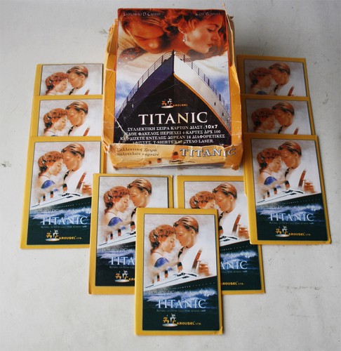 10x very rare titanic leonardo - very,