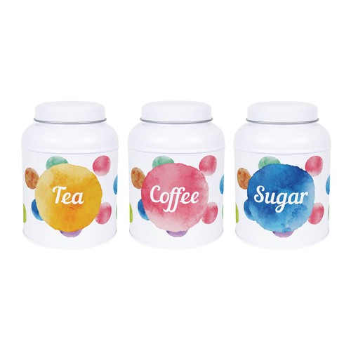 Colourful polka dots tea - colourful,