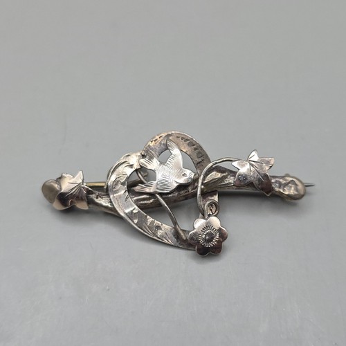 Antique silver sweet heart - sweet,