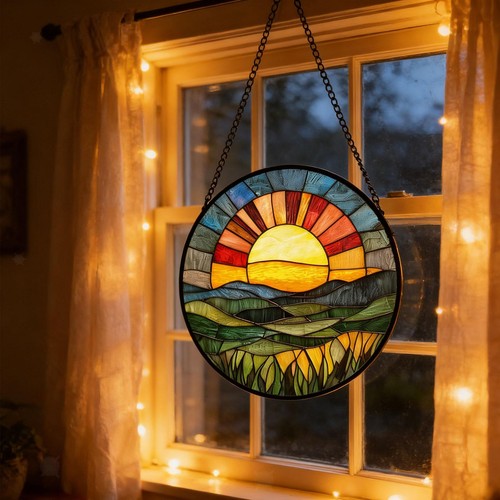 Colorful stained glass - glass,