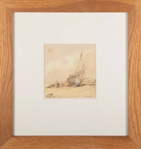 19th century watercolour - century,