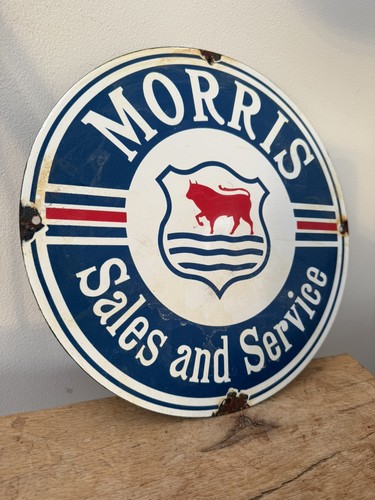 Morris service vintage enamel - morris,