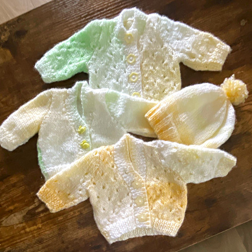 Handmade newborn knit acrylic - handmade,