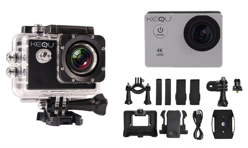 Kequ action camera silver - action,