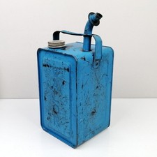 Vintage VALOR Blue Paraffin Fuel Can UNRESTORED in its Original Colour Paintwork