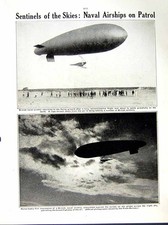 Old Antique Print 1916 World