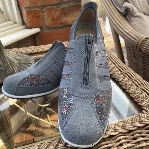 Pavers ladies blue trainers - pavers,