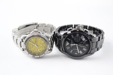 Mens Chronograph Watches Emporio Armani Ceramica Quartz WORKING x 2