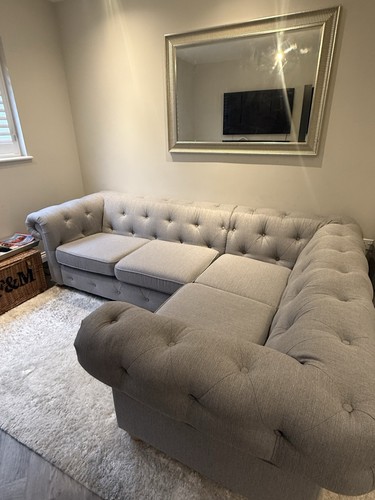 Chesterfield light grey - chesterfield,
