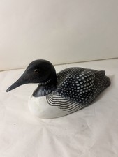 Carved Model Common Loon Decoy