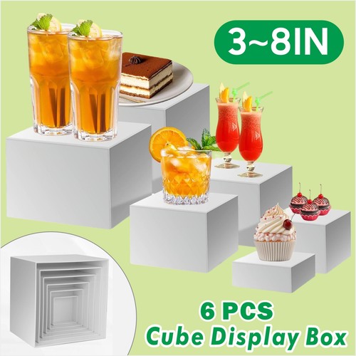 6pcs acrylic buffet riser food - riser,