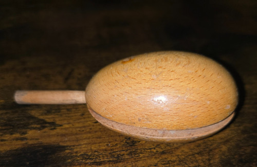 Vintage wooden darning - wooden, egg