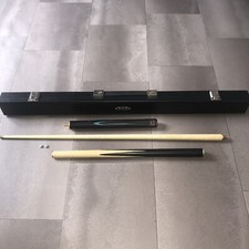 BCE Classic 3 Piece Snooker Cue Set In BCE SPORTS Hard Carry Case With Handle