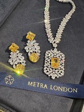 Tennis Necklace Earrings