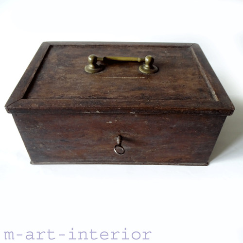 Vintage iron cash - cash, box,
