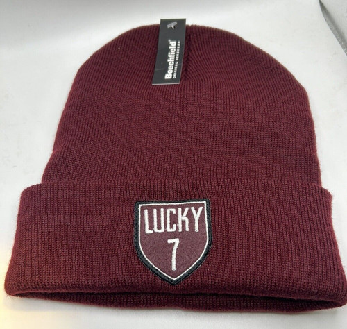 Red torpedo beanie lucky - red, 7