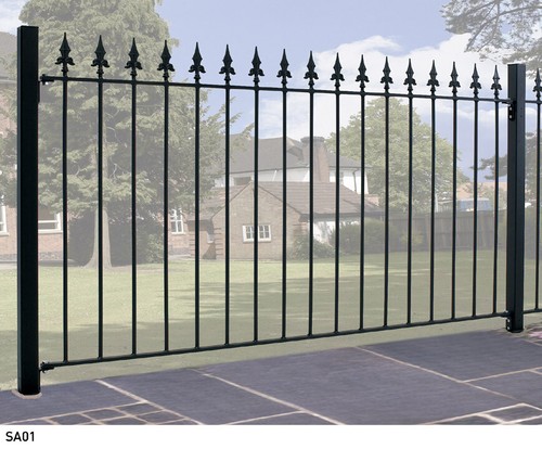Fence panels railings steel - fence, panels,