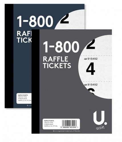 Raffle tickets 800 tombola - raffle,