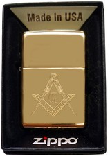 Polished Brass Zippo Lighter