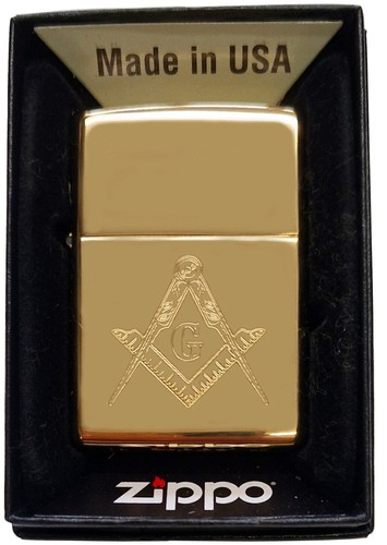 Polished brass zippo - polished, lighter