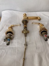 Gold colour bathroom fittings - gold,