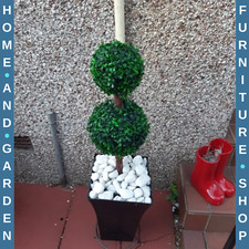 Artificial Boxwood Plant Set