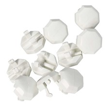 10 x White Round UPVC Drainage