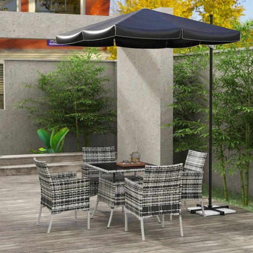 Seater rattan dining set - seater,