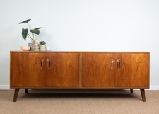 Refinished Vintage Mid Century Teak G-Plan Sideboard Record Cabinet TV Stand