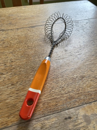 Vintage wire whisk coil metal - vintage,