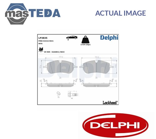 Lp3835 brake pads set - brake,