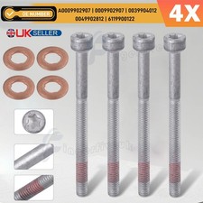 Set of 4 Diesel Injector Bolts