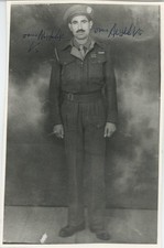 Jem Ali Waider- Signed B&W Photograph (Pakistan Military)