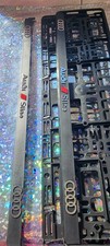 Car number plate holders set 2