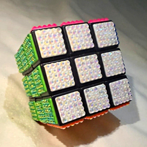 Bedazzled rubik cube - bedazzled,